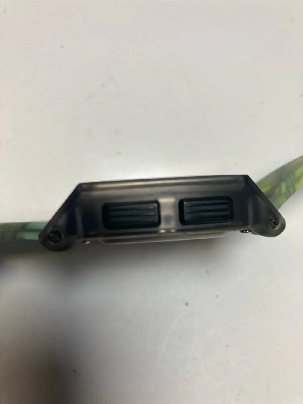 Nixon Base Tide, jellyfish glow in dark strap, translucent case, new battery